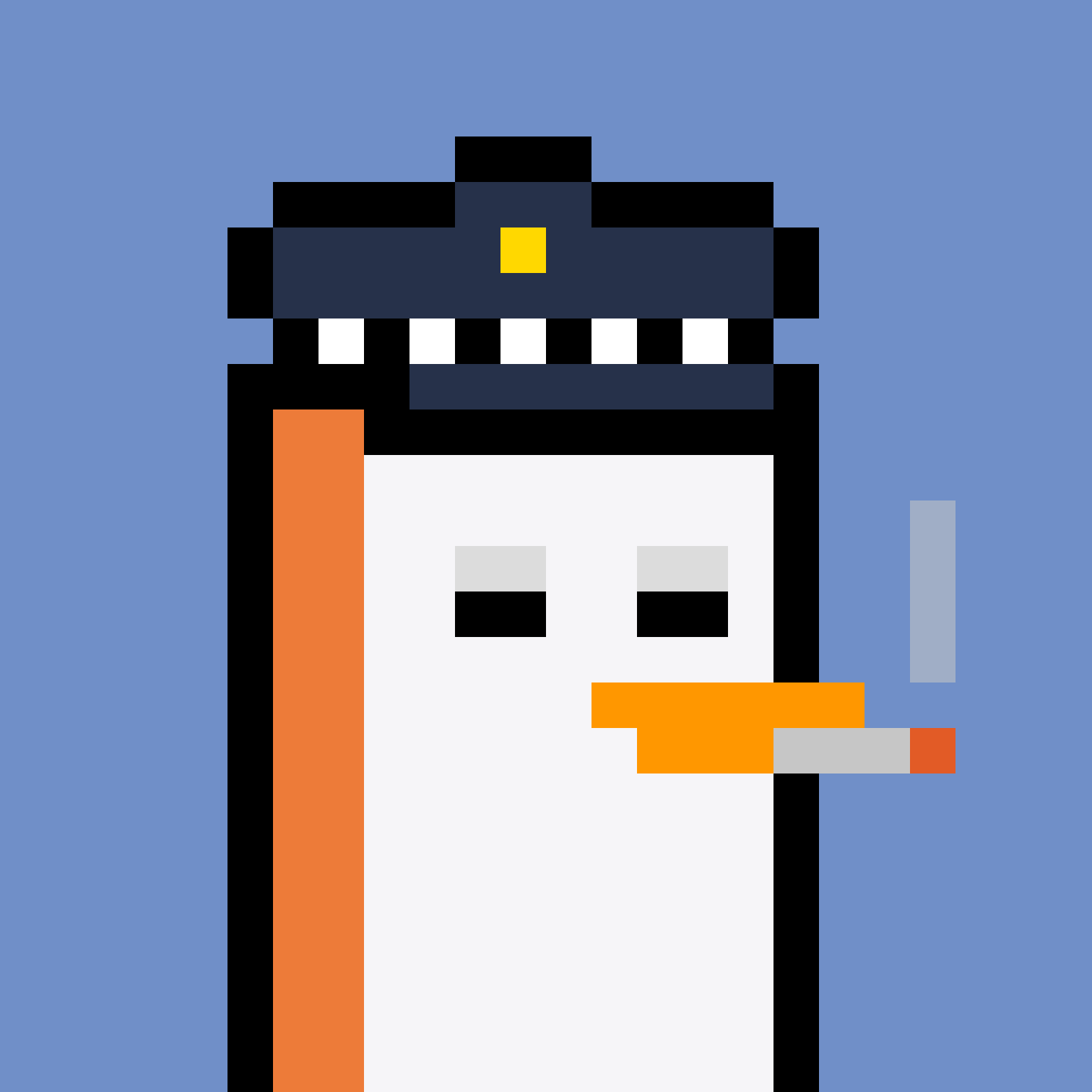 Pesky Penguin #2343, burned for 0.45 SOL
