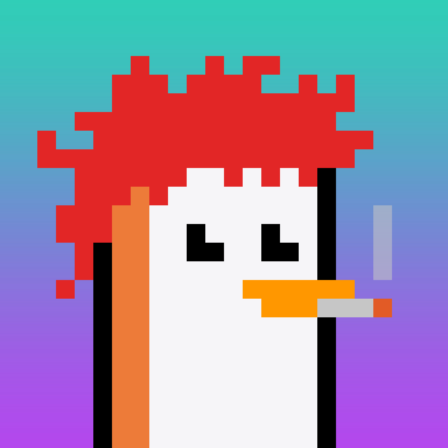 Pesky Penguin #2507, burned for 0.6 SOL