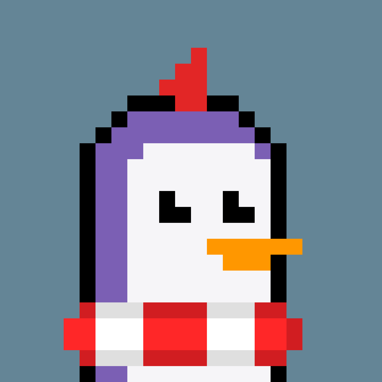 Pesky Penguin #2712, burned for 0 SOL