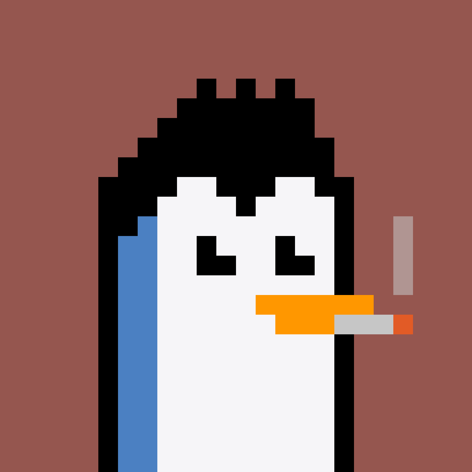 Pesky Penguins #323, burned for 0.3864 SOL