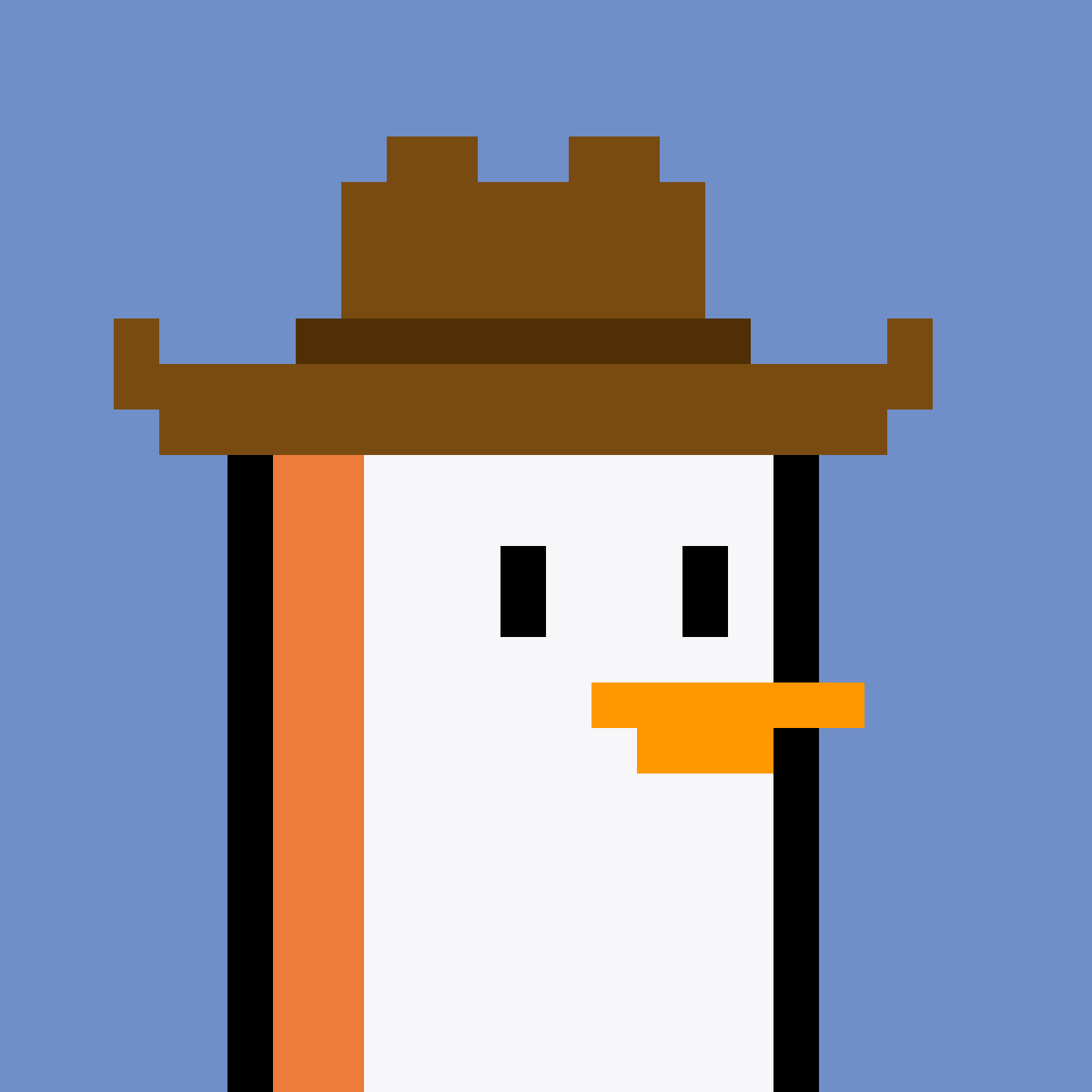 Pesky Penguin #4124, burned for 0.6594 SOL