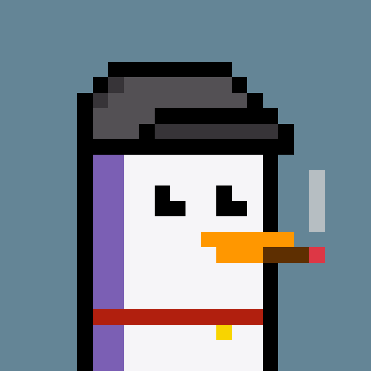 Pesky Penguin #421, burned for 0.615 SOL