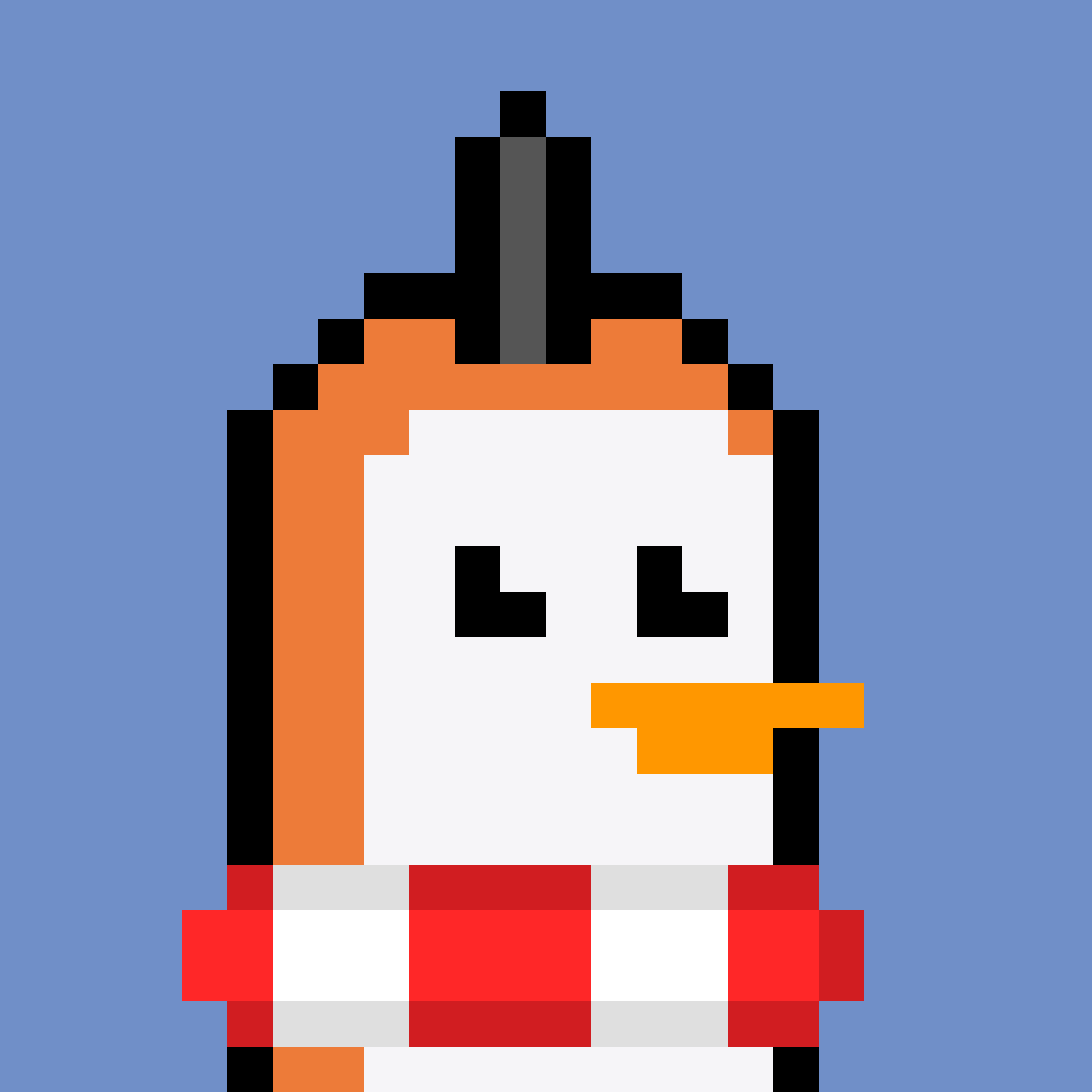 Pesky Penguin #6687, burned for 1.075 SOL
