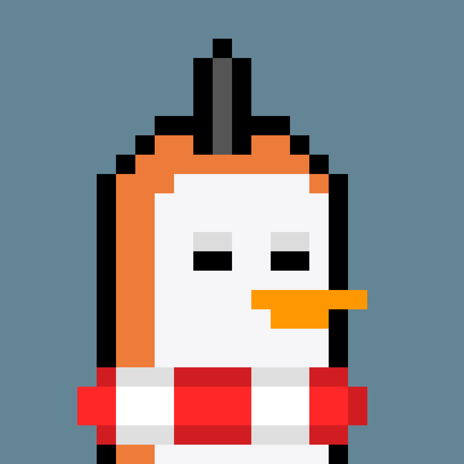 Pesky Penguin #6734, burned for 0.4832 SOL