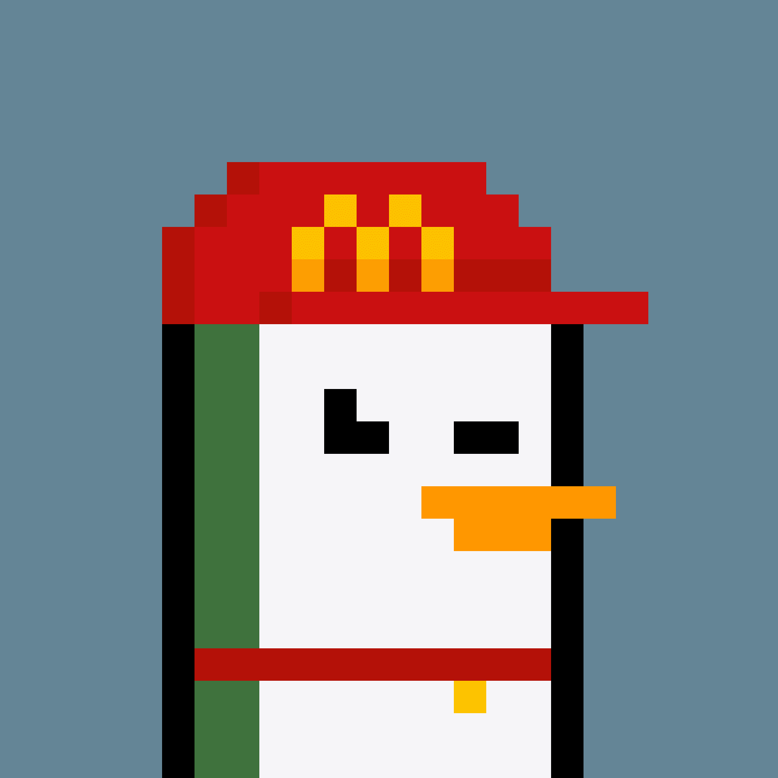 Pesky Penguin #7022, burned for 0.322 SOL