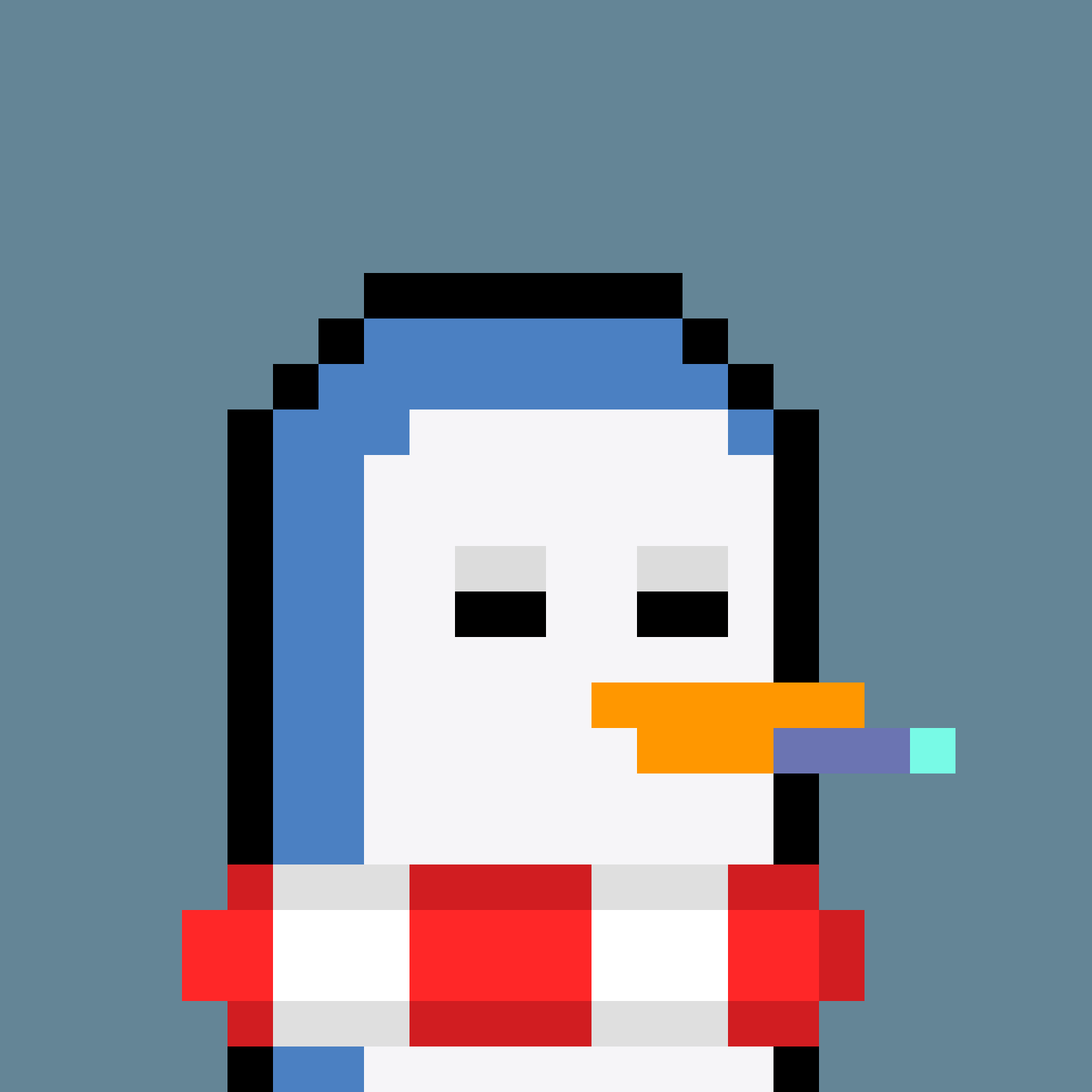 Pesky Penguin #7444, burned for 0.675 SOL