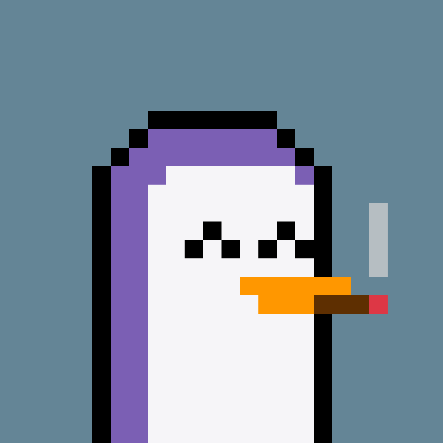 Pesky Penguin #7646, burned for 0.37 SOL