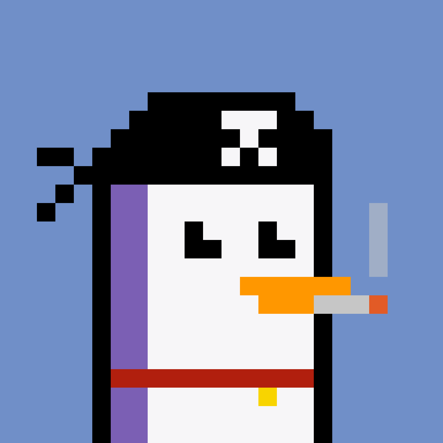 Pesky Penguin #7805, burned for 0.615 SOL