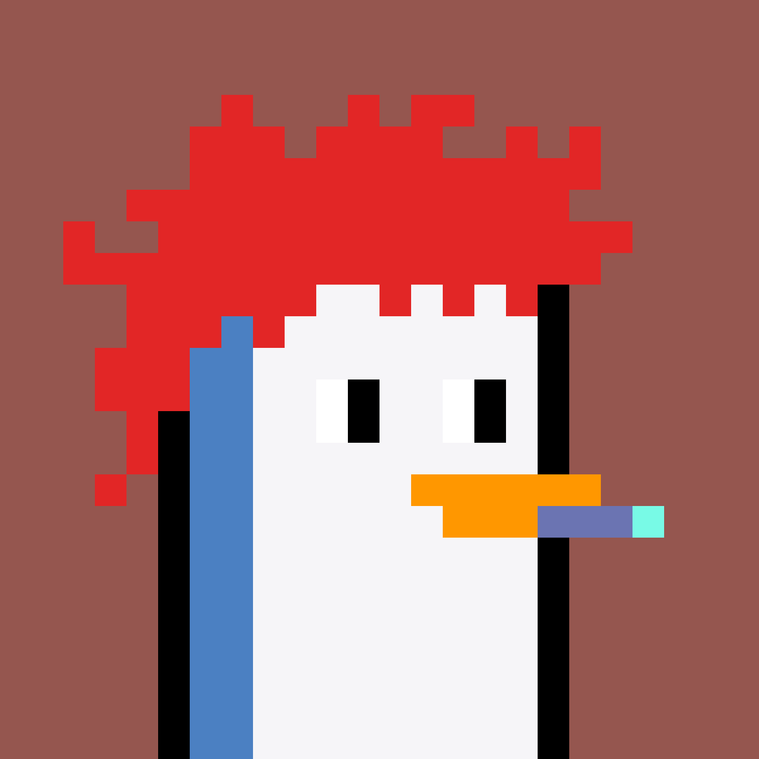 Pesky Penguin #7957, burned for 0.955 SOL