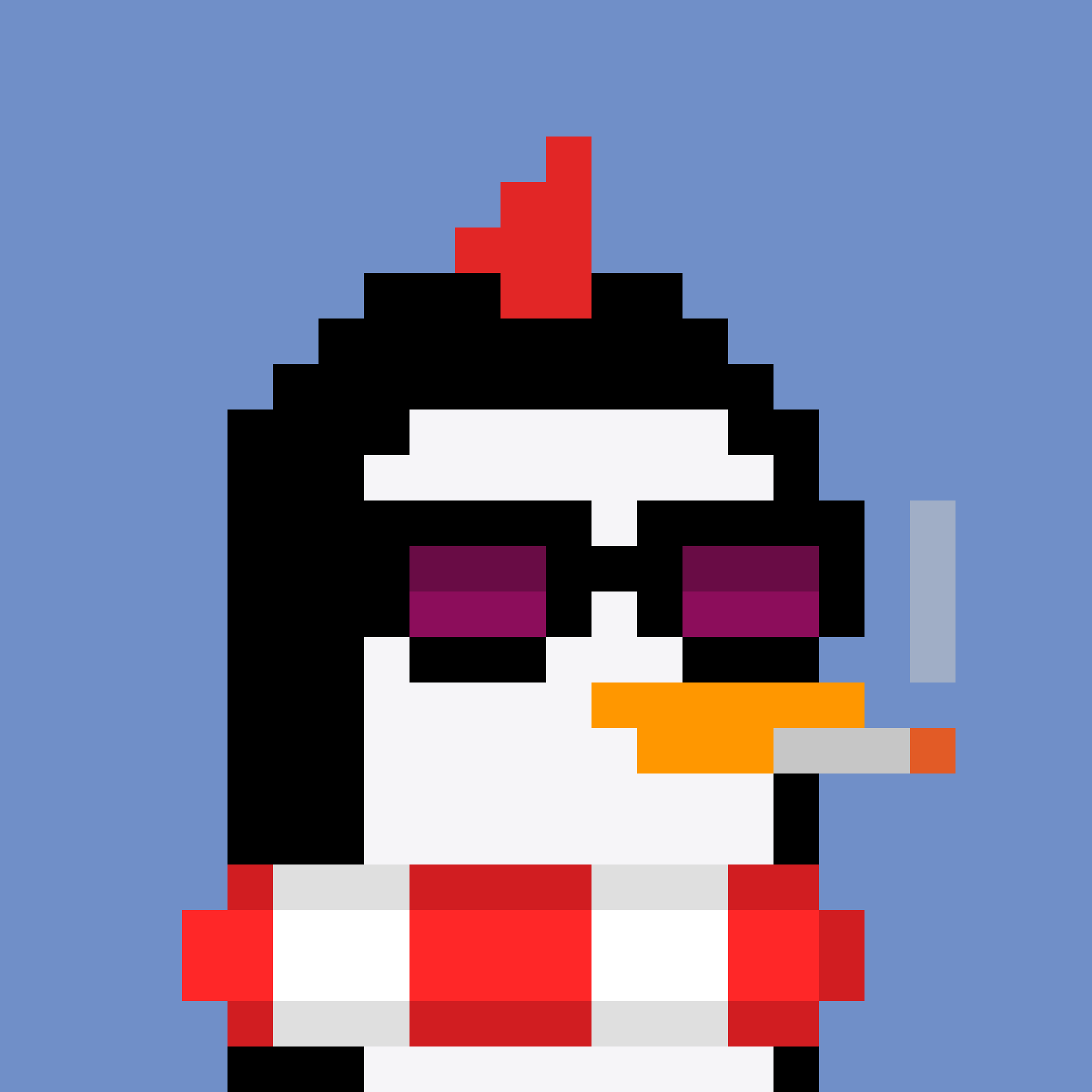 Pesky Penguin #8015, burned for 0.8 SOL