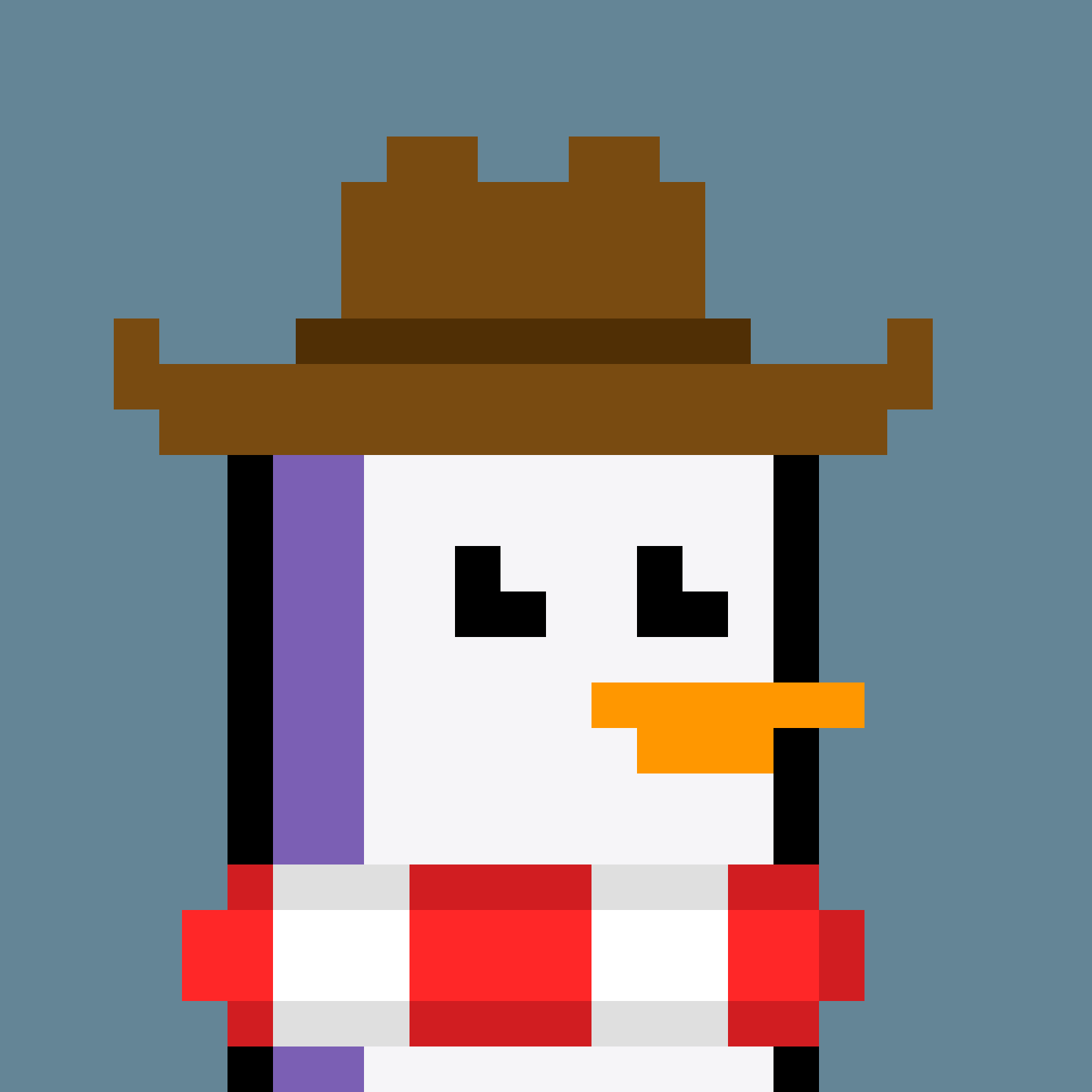 Pesky Penguin #8273, burned for 0.66 SOL