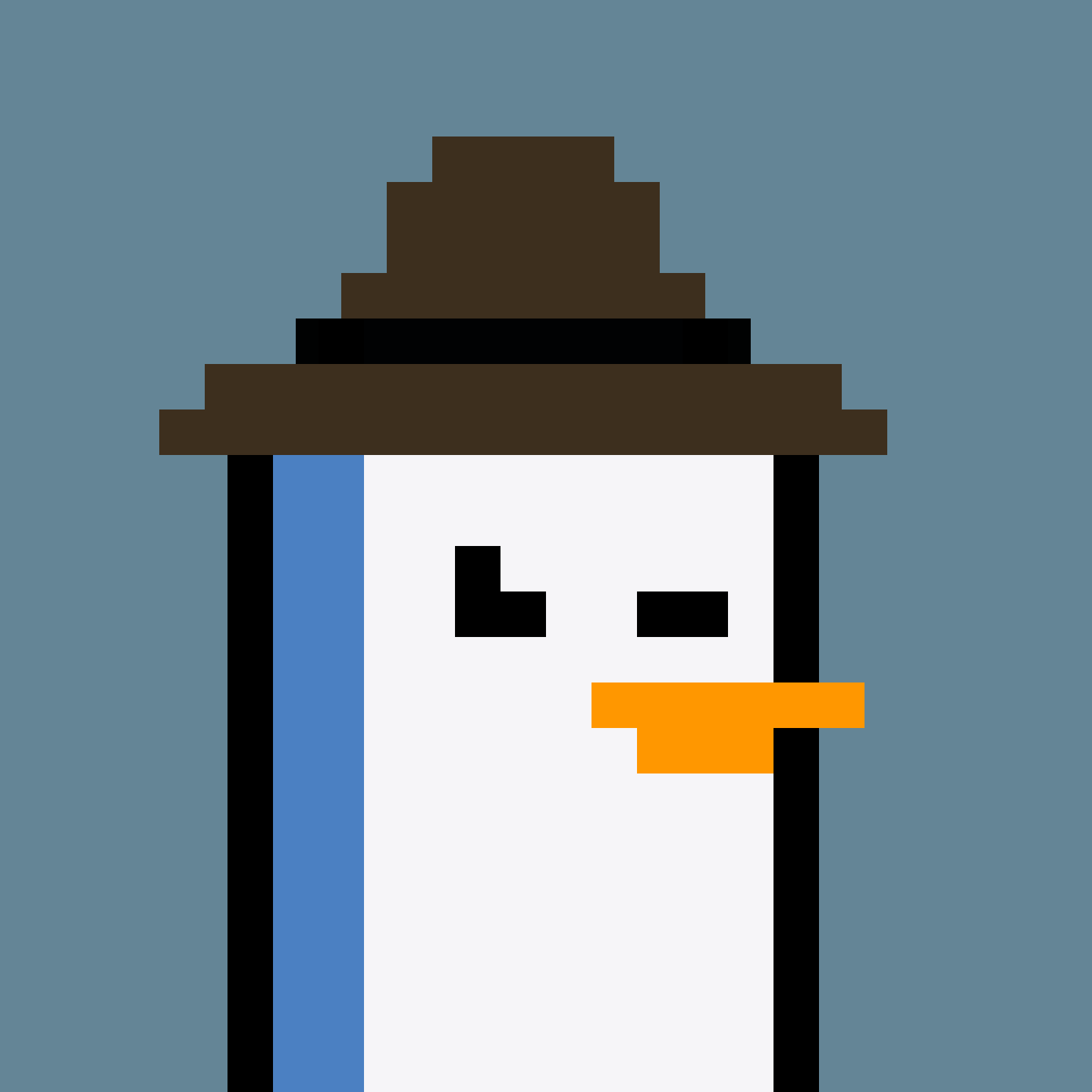 Pesky Penguin #8596, burned for 4.65 SOL