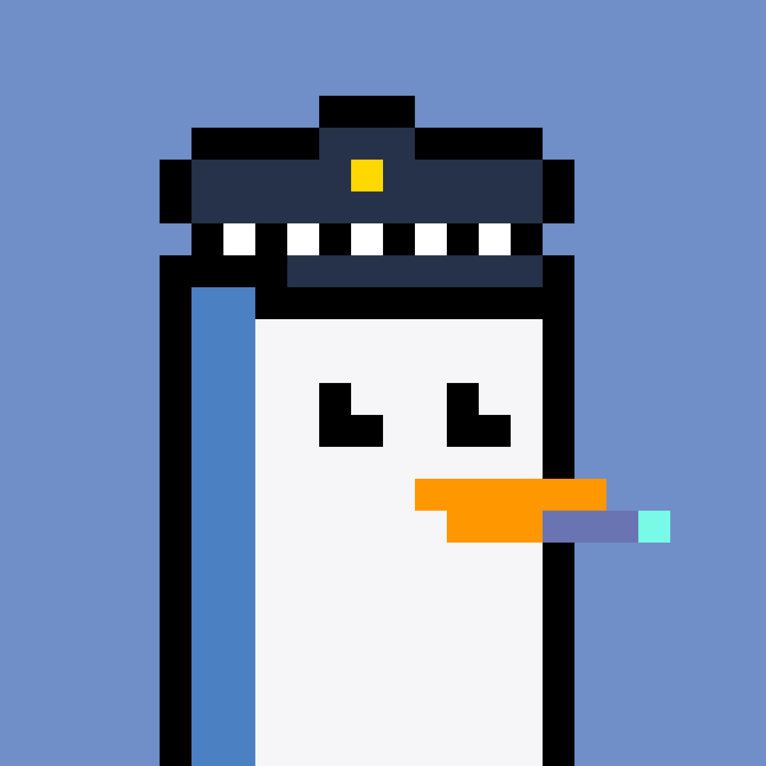 Pesky Penguin #8599, burned for 6.37204428 SOL