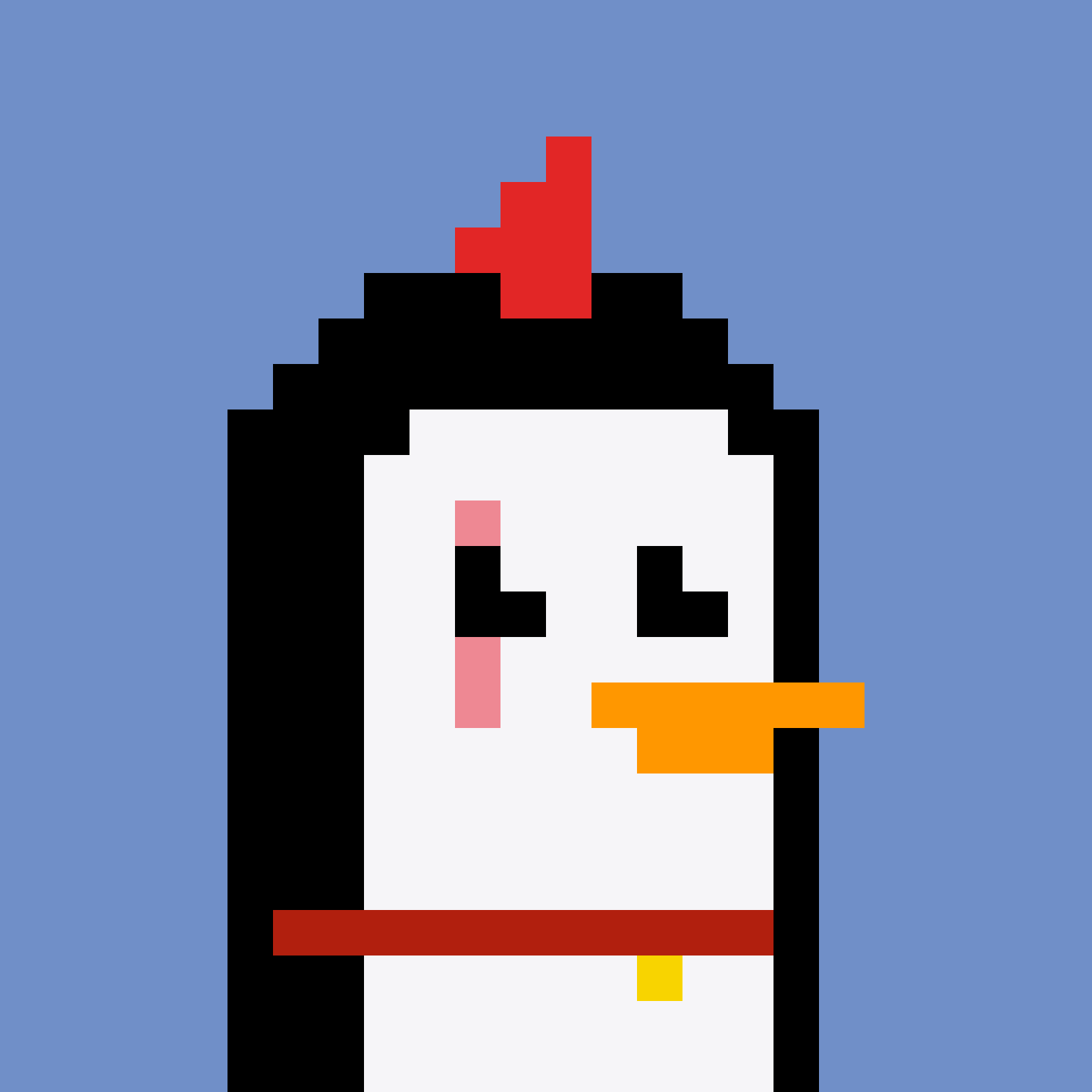 Pesky Penguin #8724, burned for 5.75 SOL